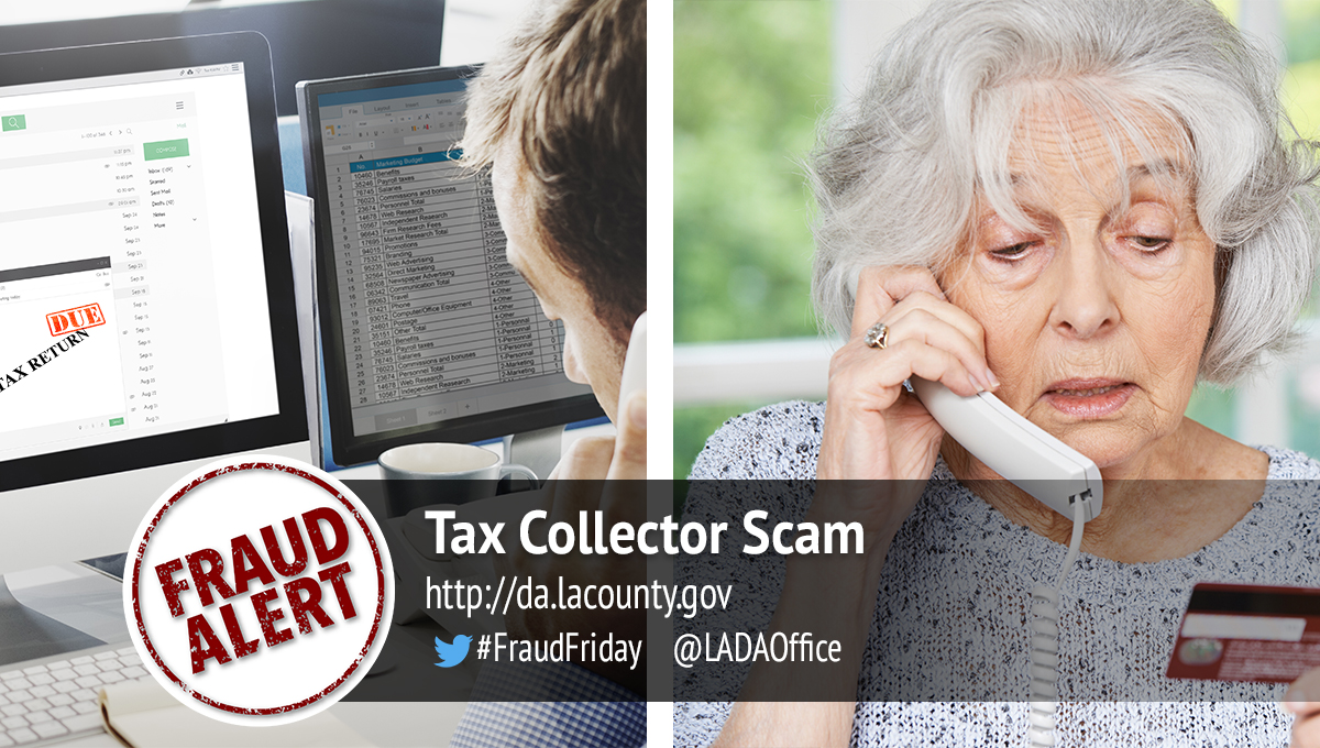 Tax Collector Scam Graphic