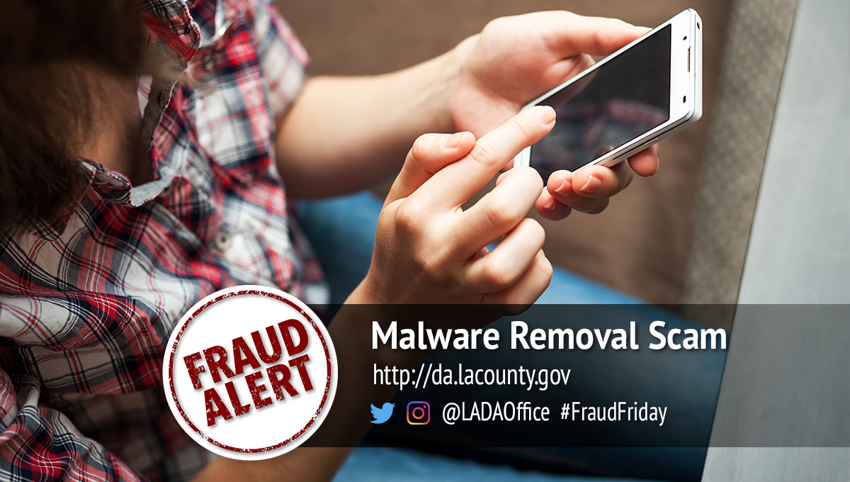 Malware Removal Scam Graphic