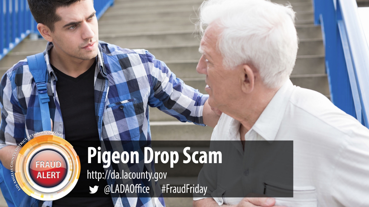 Image of Pigeon Drop Fraud Alert Graphic