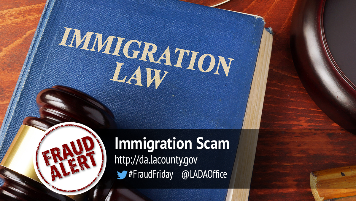 Immigration Scam Graphic