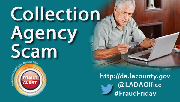 Graphic image of Fraud Alert Collection Agency Scam