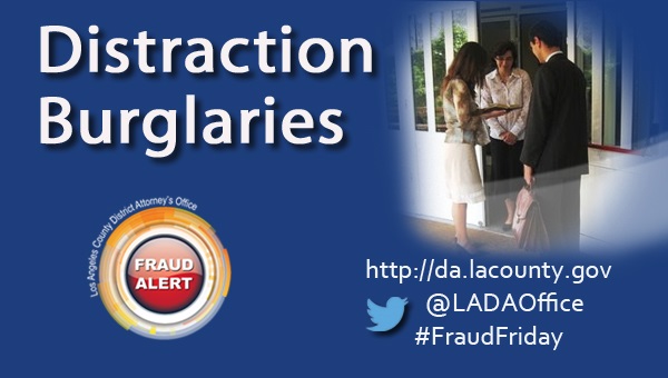 Graphic image of Distraction Burglaries Fraud Alert