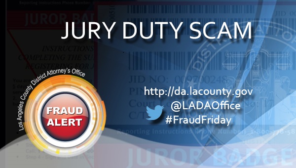 Graphic image for Fraud Friday Jury Duty Scam