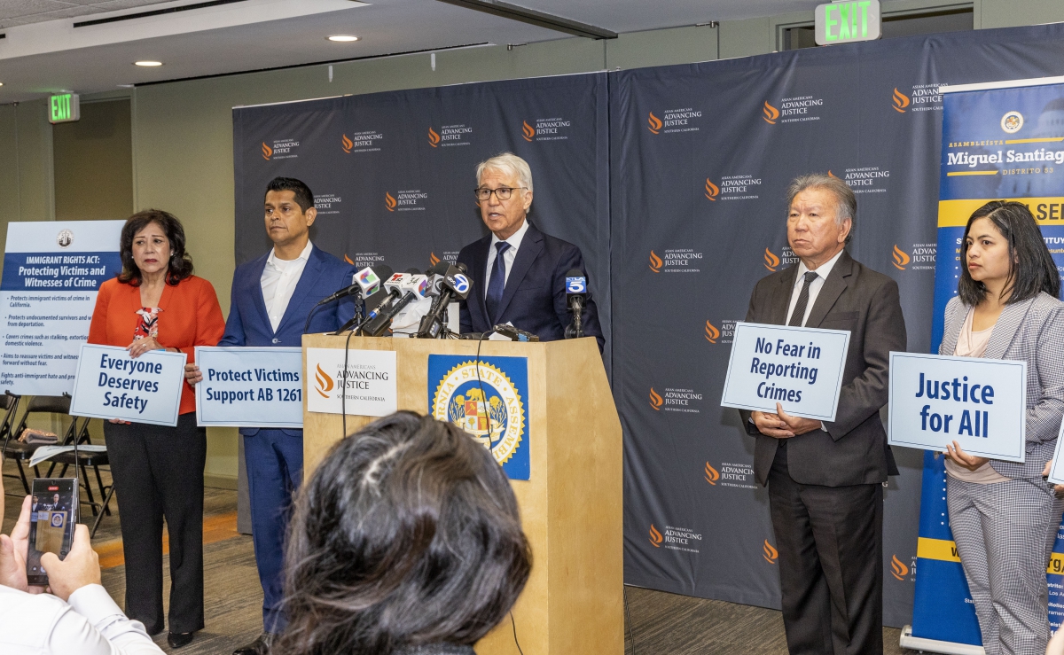 Assembly Member Santiago and Los Angeles District Attorney Gascón Announce Immigrant Rights Act