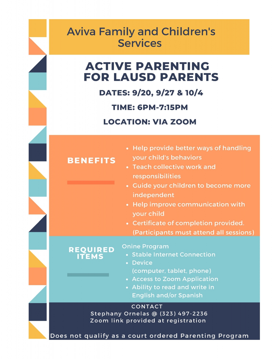 Active Parenting for LAUSD Parents