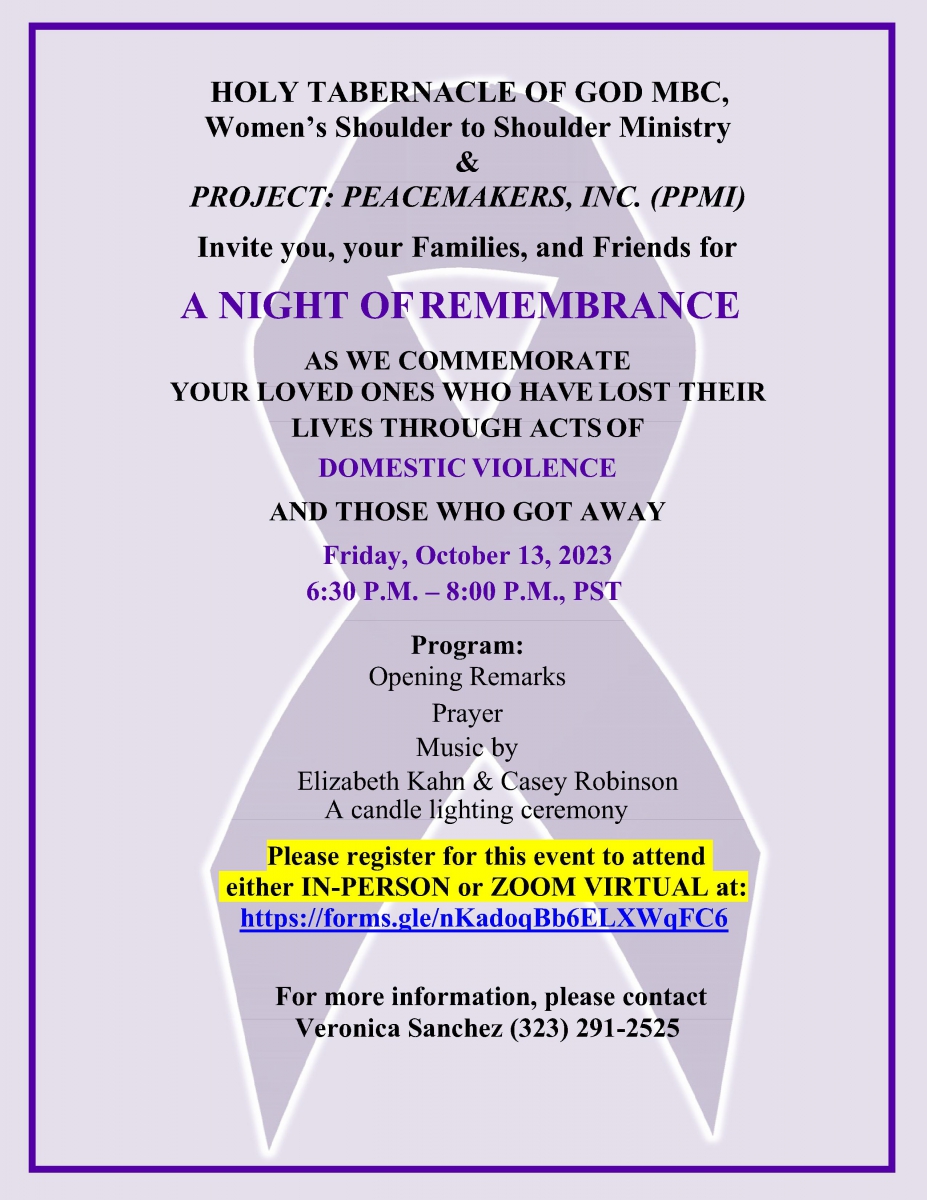 A Night of Remembrance