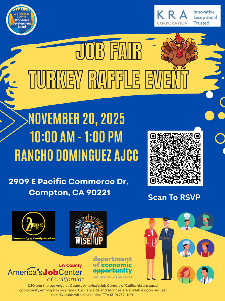 Job Fair & Turkey Raffle Event 111925