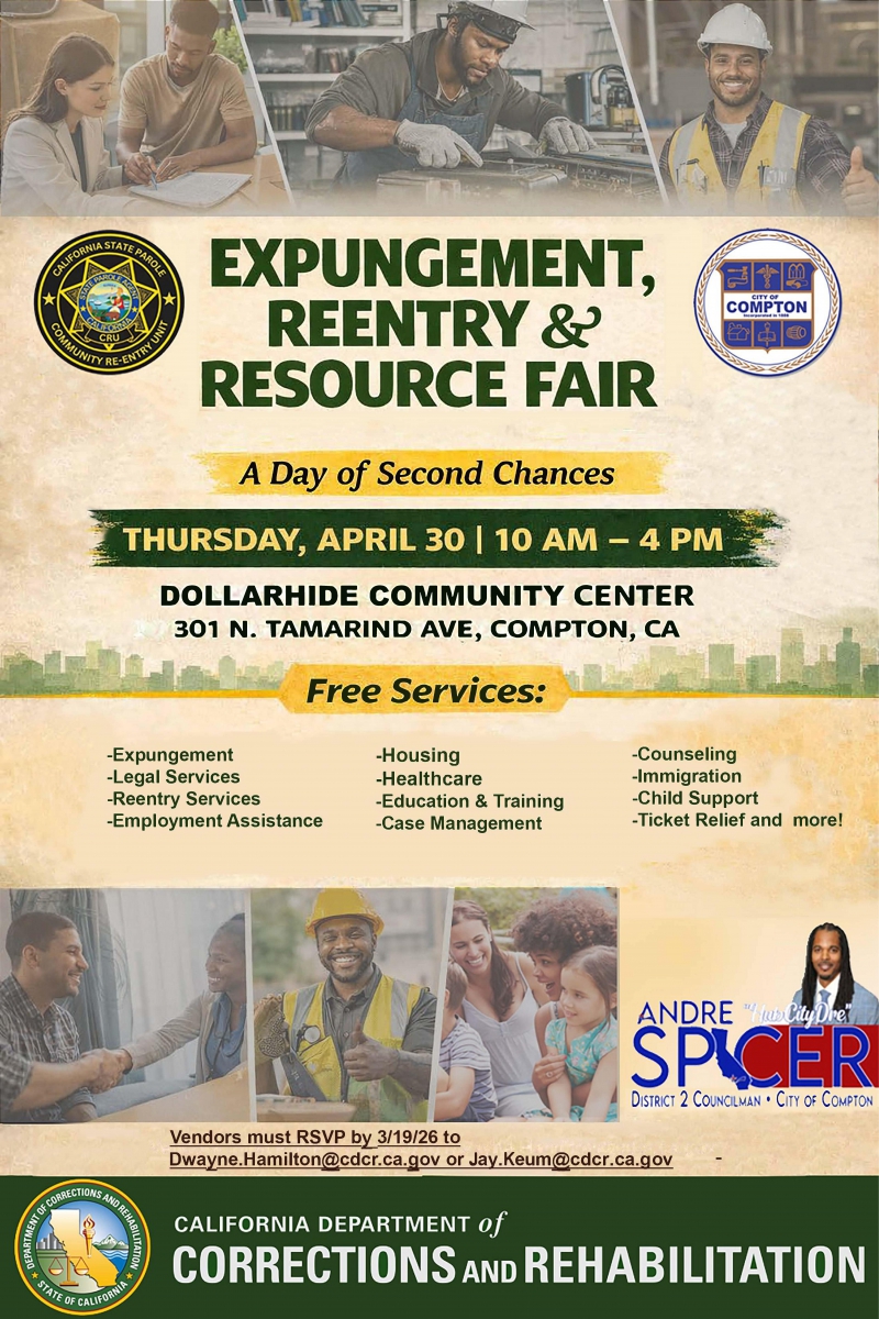 Expungement, Reentry & Resource Fair 043026