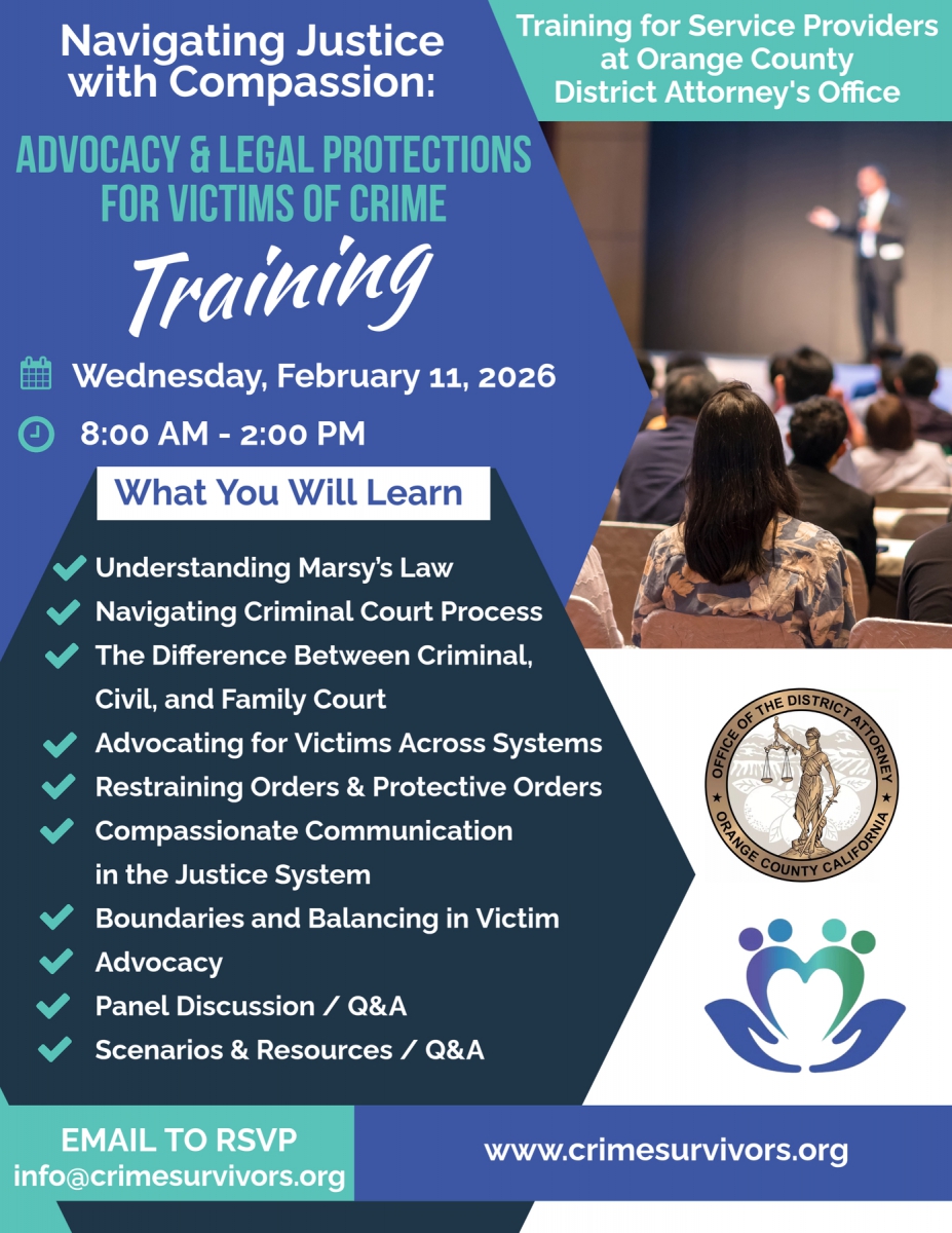 Victim Advocacy Training 021126