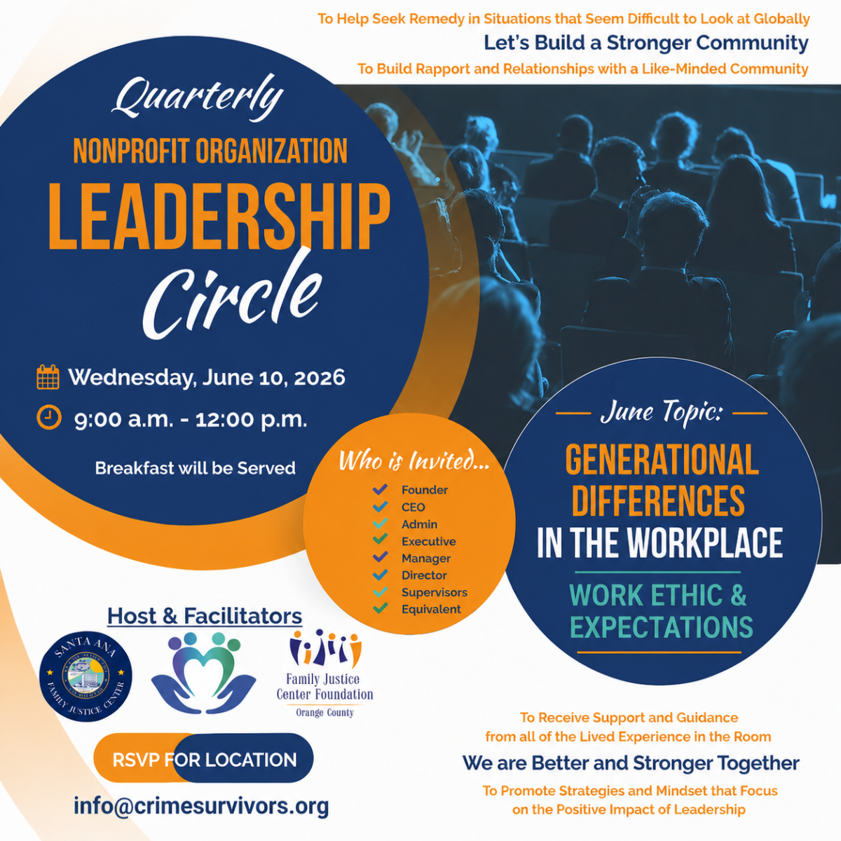 Crime Survivors Quarterly Leadership Circle 061026