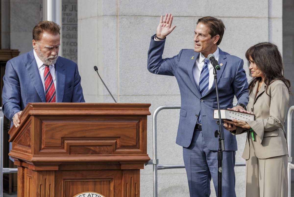 Hochman swearing-in photo