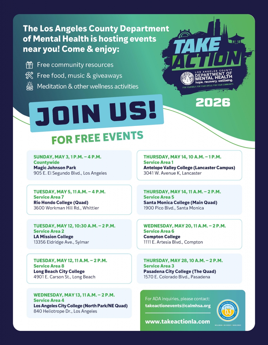 Take Action: Community Resource Fair 052826