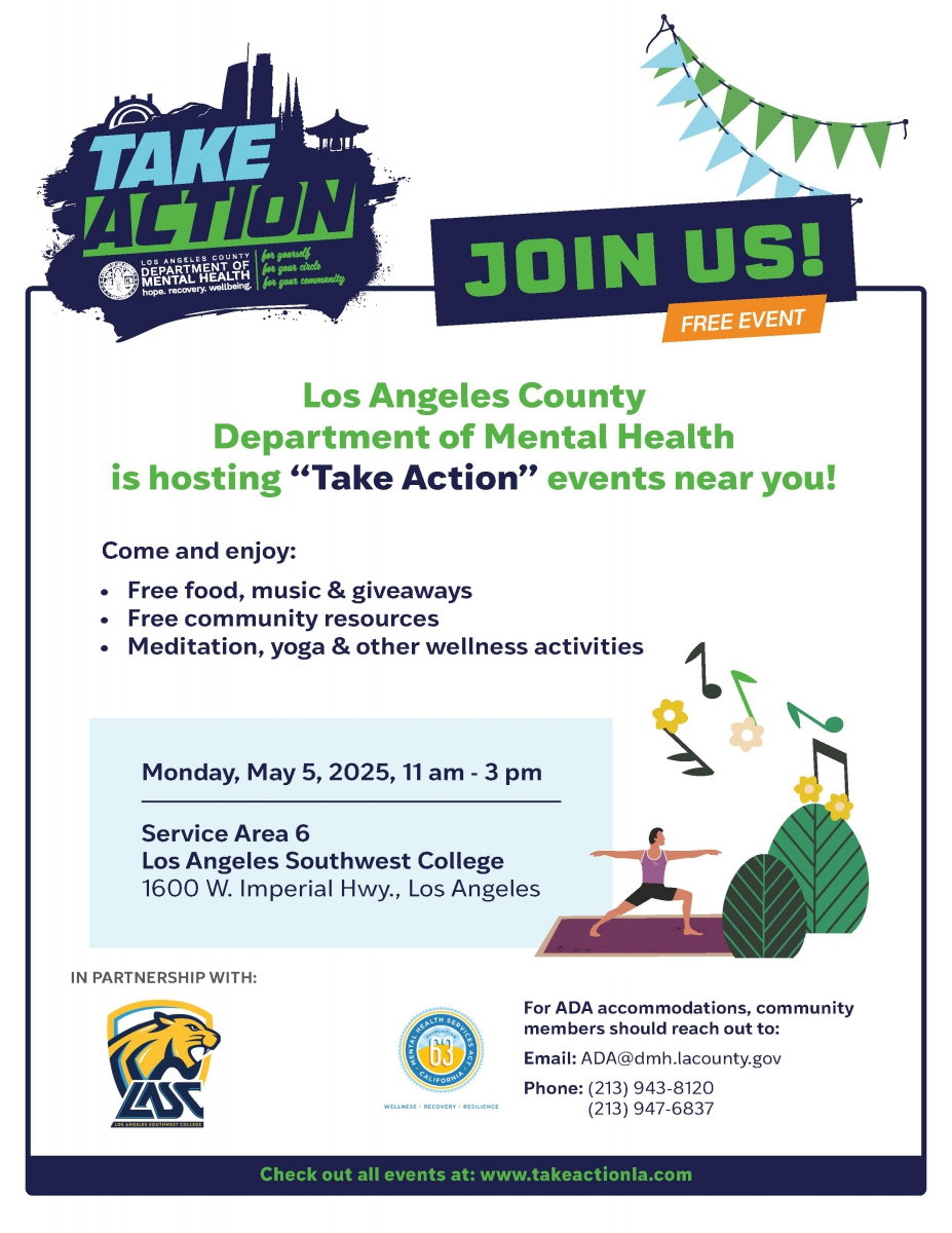 Resource Fair - DMH Take Action Event