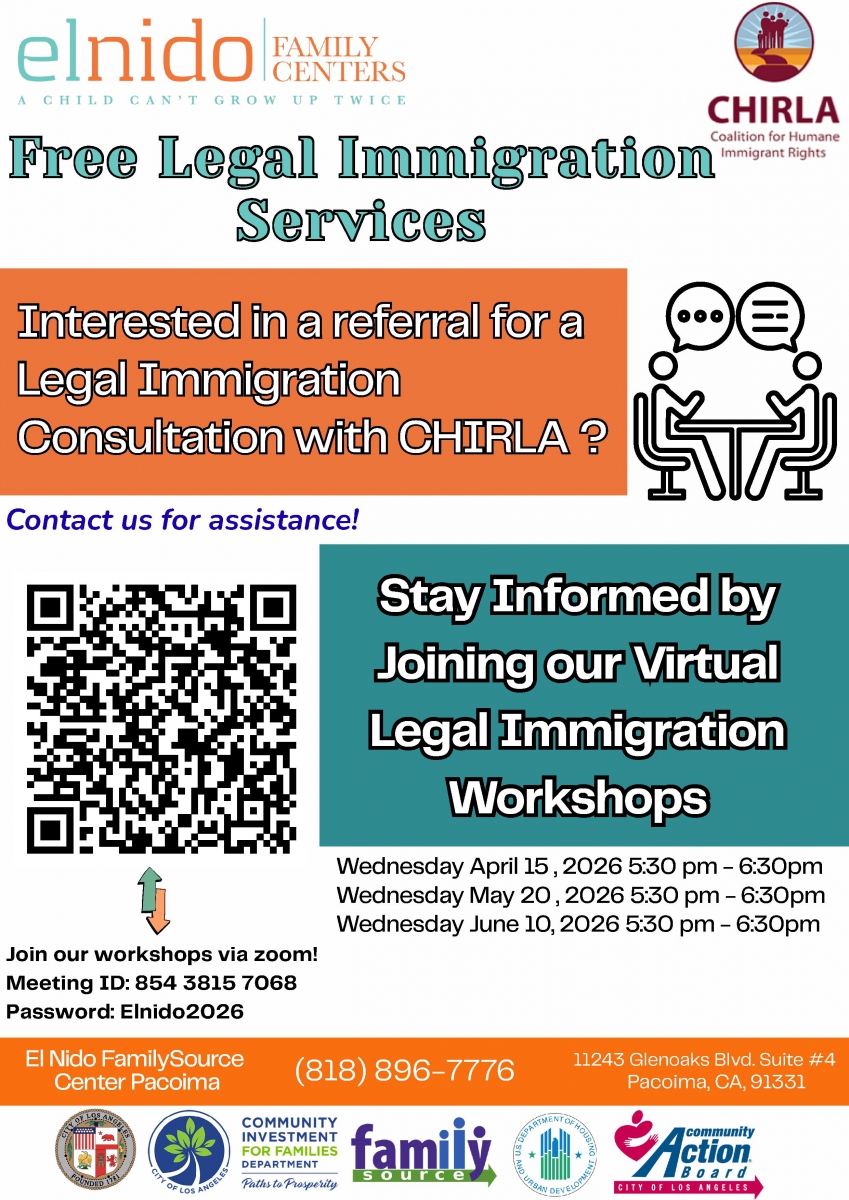 Free Legal Immigration Services - Multiple Dates
