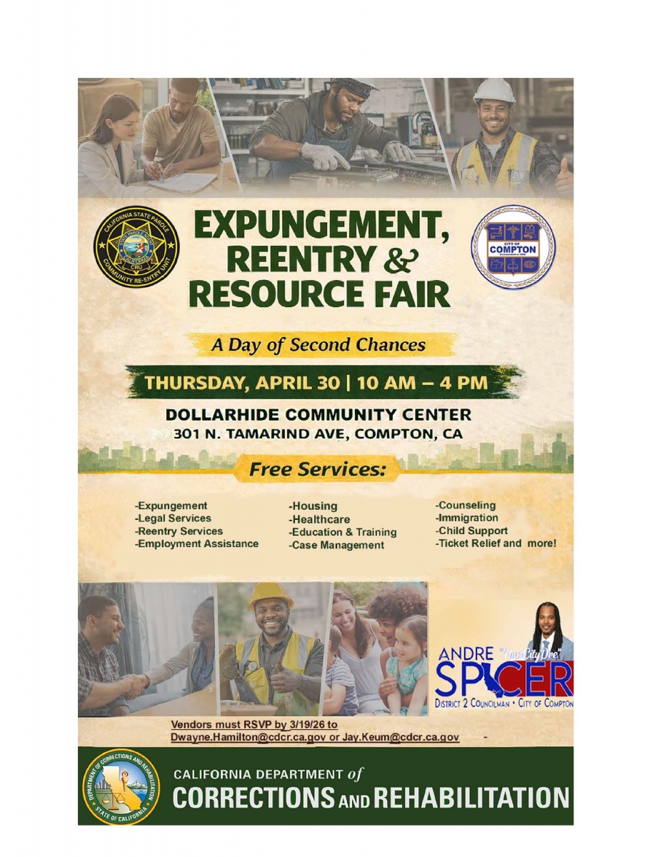 Expungement, Reentry & Resource Fair 043026