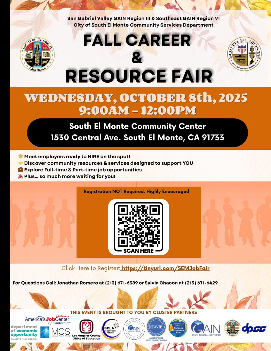 Fall Career & Resource Fair 100825