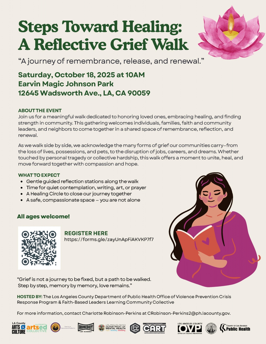 Steps Toward Healing: A Reflective Grief Walk 10.18.25