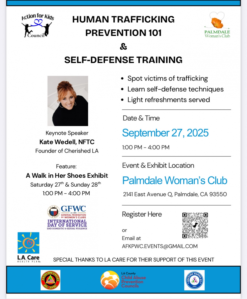 HT Prevention 101 & Self Def Training 092725
