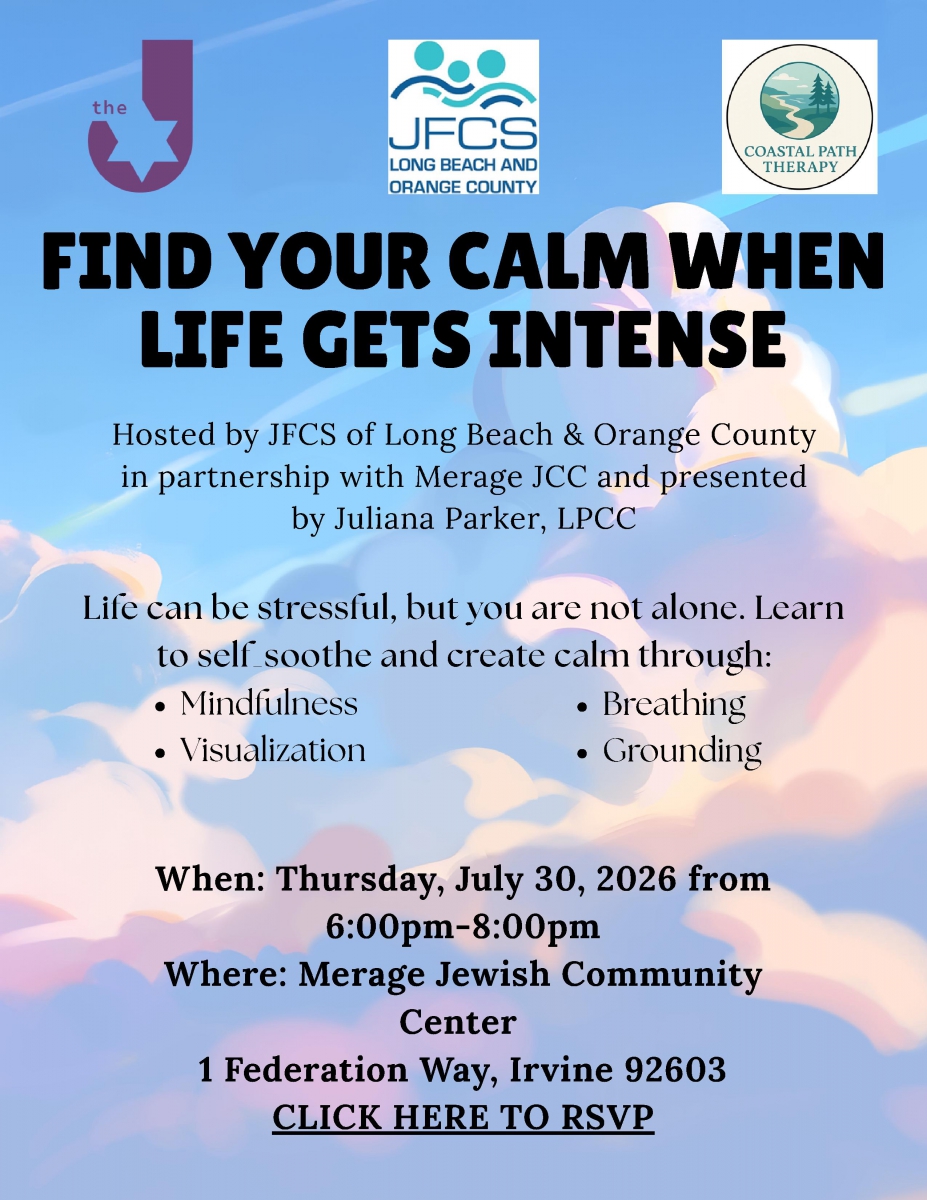 JFCS Find Your Calm Workshop