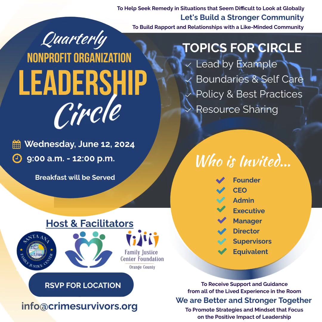 Crime Survivors Leadership Circle