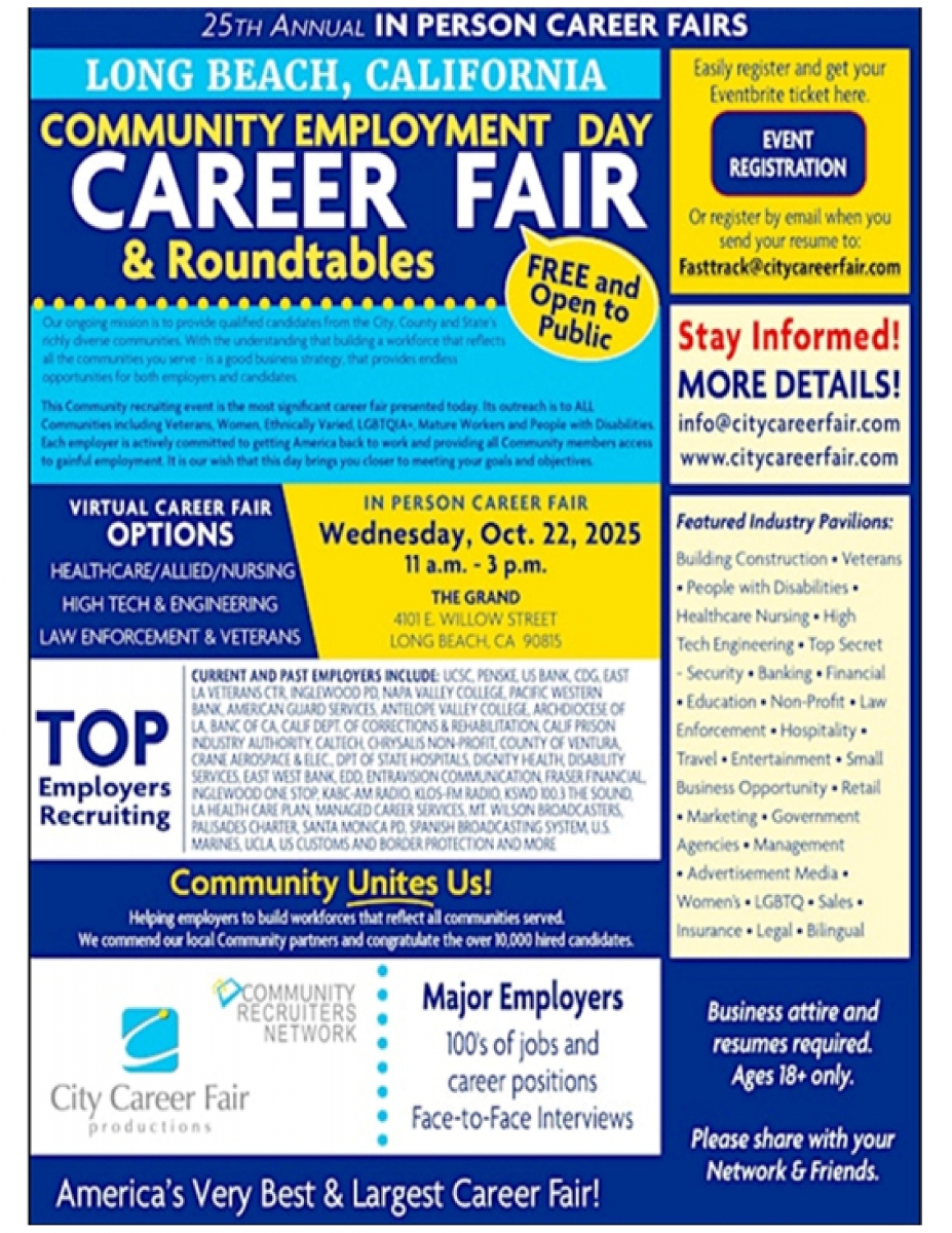Long Beach Community Employment Day 10.22.25