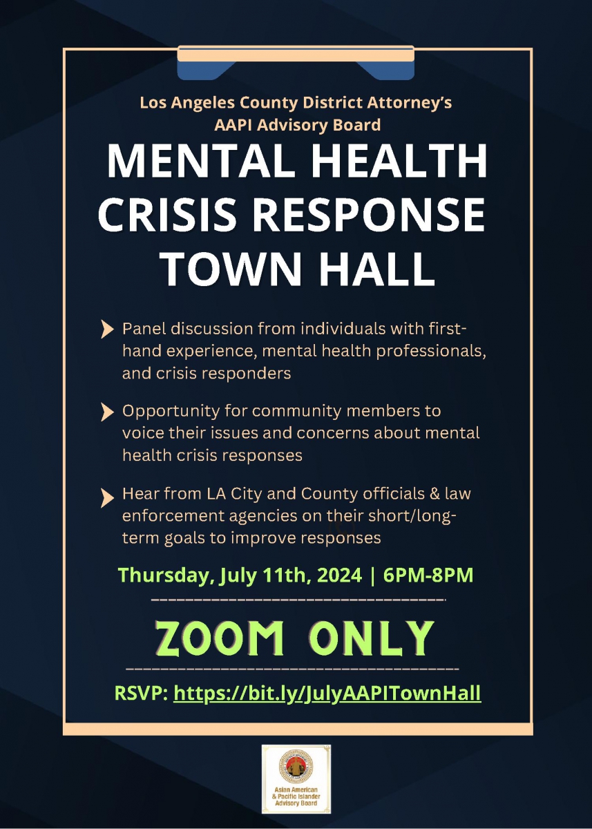 Mental Health Crisis Response Town Hall