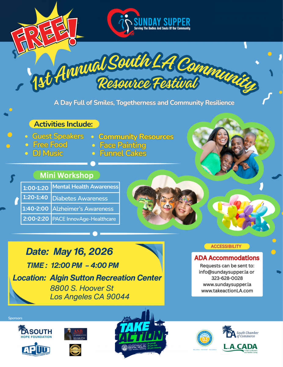 1st Annual South LA Community Resource Festival 051626