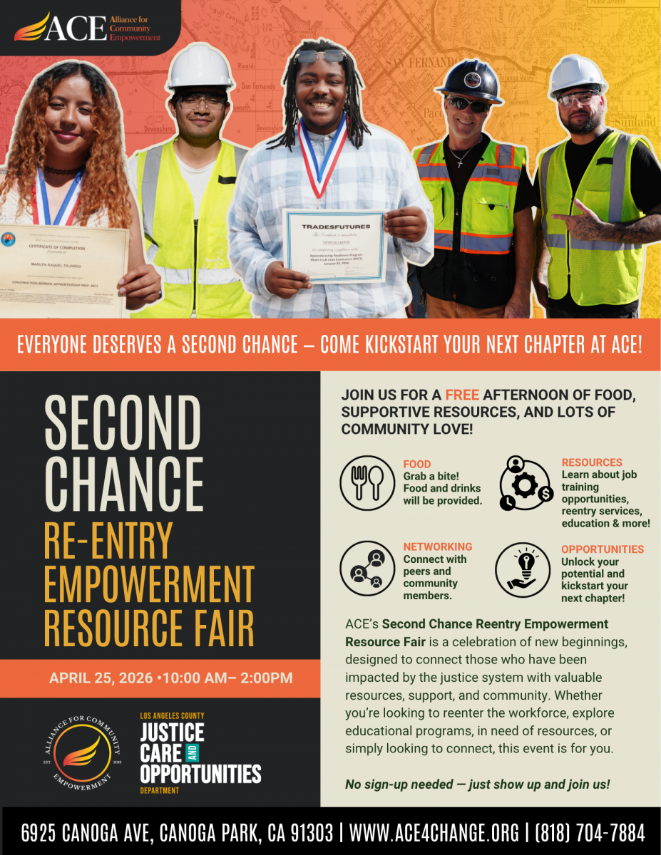 Second Chance Re-Entry Empowerment Resource Fair 042526
