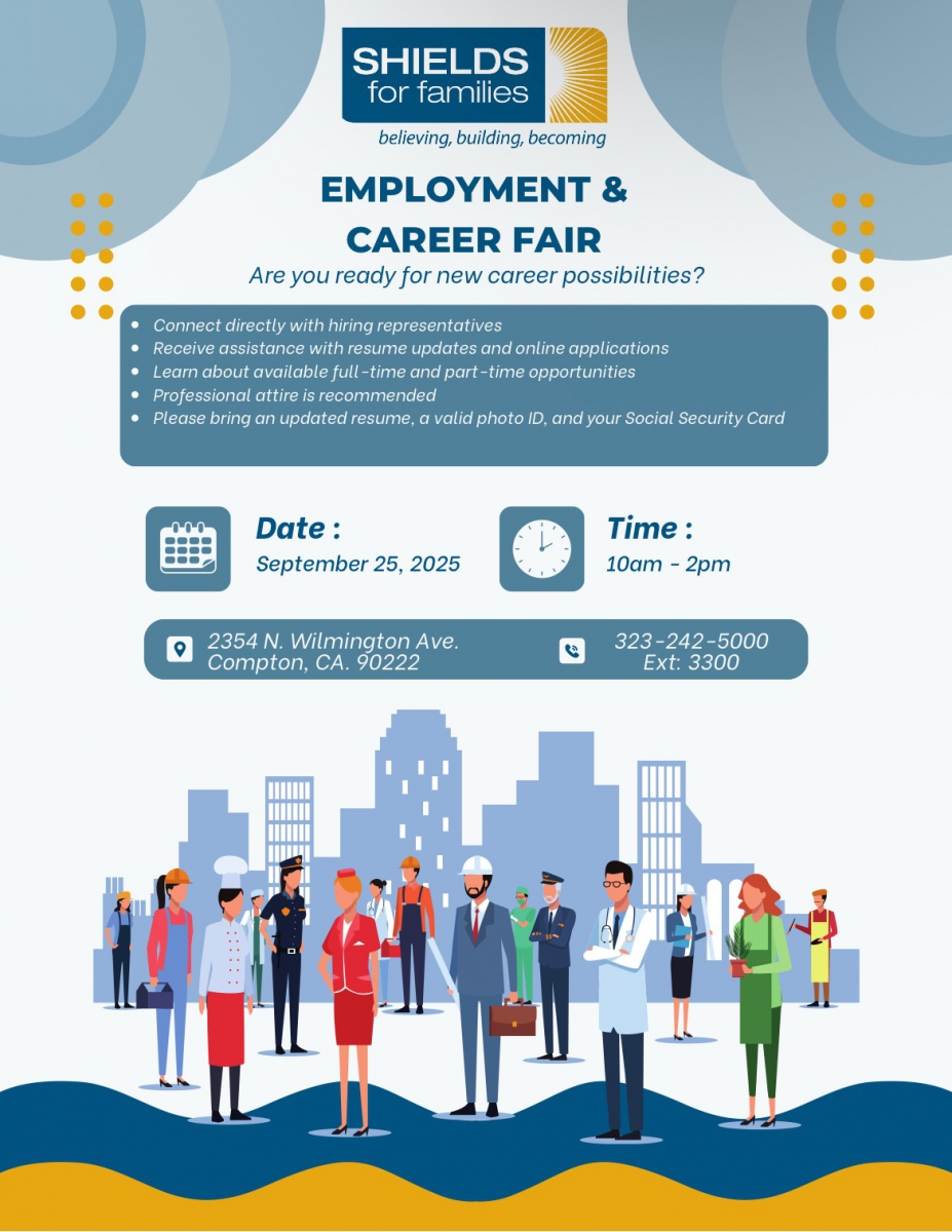 Shields for Families Employment & Career Fair 092525