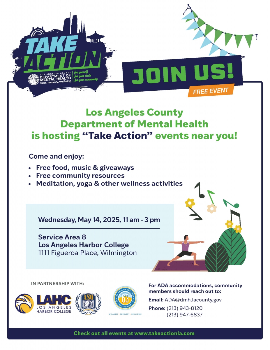 Resource Fair - DMH Take Action Event 05.14.25