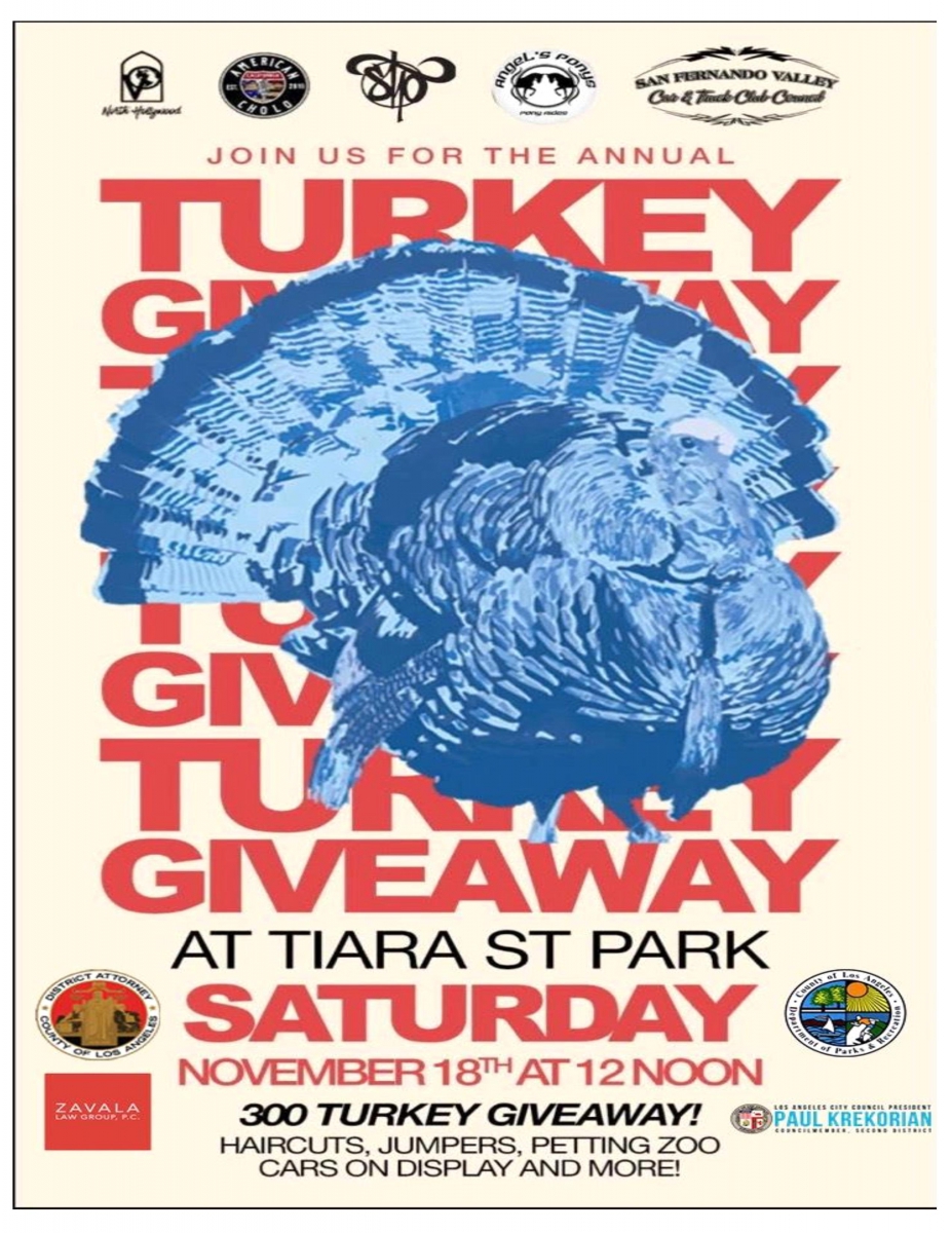 Turkey Giveaway at Tiara Park